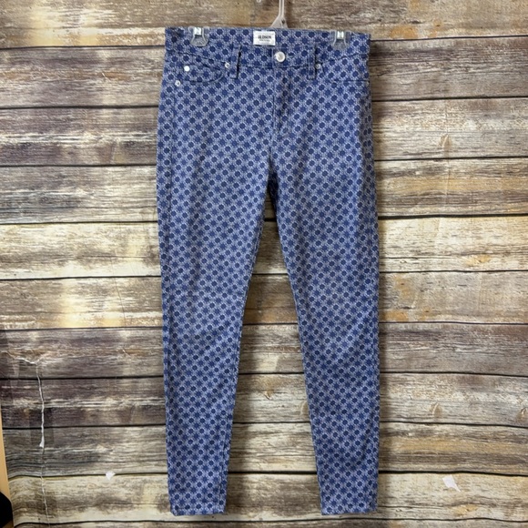 Hudson Jeans Nico‎ Super Skinny Mid Rise Geo Heaven 28 Blue Medallion Print - Picture 4 of 7